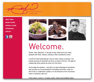 Brian Merel, Private Chef